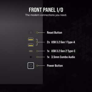 Corsair 2500X RGB Micro Tower must