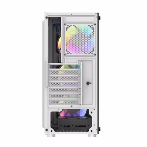 Darkflash DK151 LED computer ümbris (valge) + 3 RGB fans