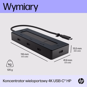 HP 4K USB-C multifunktsionaalne jaotur
