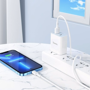 Кабель USB A на Lightning Hoco 2,4A 1 м X83 белый