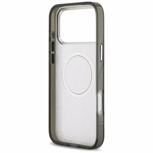 Karl Lagerfeld IML Glitter Karl&Choupette Heads Logo MagSafe Ümbris jaoks iPhone 17 Pro Max - Must