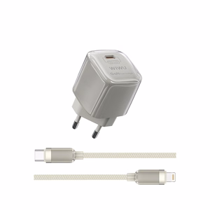 WIWU Jello 20W GaN laadija komplektid Wi-U016 C-L, ELi pistikupesa