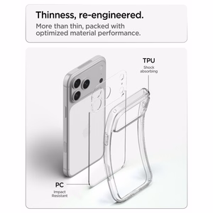 Spigen Ultra Hybrid ümbris mudelitele iPhone 18 Pro Max / 17 Pro Max, läbipaistev