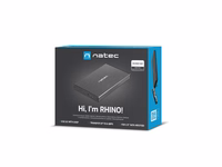 NATEC RHINO GO enclosure USB 3.0 for 2.5'' SATA HDD/SSD, must Aluminum