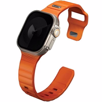 UNIQ rihm Stride Apple Watch Series 1/2/3/4/5/6/7/8/9/SE/SE2/Ultra/Ultra 2 42/44/45/49mm FKM kummi oranž