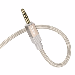 AUX kaabel Jack 3,5 mm (isane) - Jack 3,5 mm (isane) Hoco 1 m UPA32 kuldne