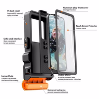 Tech-Protect IPX8 Pro Waterproof Phone Ümbris - oranž and must
