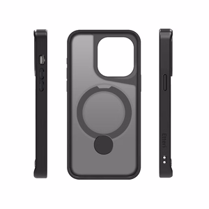 Etteri Matt Mag Ring ümbris jaoks iPhone 15 Pro 6,1" must