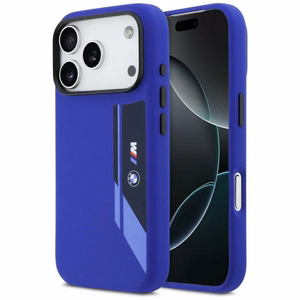 BMW M Silicon Vertical Logo MagSafe Ümbris jaoks iPhone 17 Pro - Navy sinine