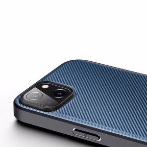 Dux Ducis Fino ümbris iPhone 14 Plus sinisest nailonist