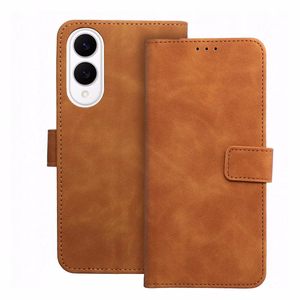 TENDER Book Ümbris jaoks SAMSUNG S25 Edge brown