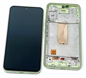 LCD screen Samsung A546 A54 5G 2023 koos touch screen ja frame Lime original (assembled service pack)