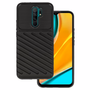 Thunder Ümbris jaoks Xiaomi Redmi 9 Must