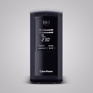 CyberPower Tracer III VP1000ELCD-FR katkematu toiteallikas (UPS) Line-Interactive 1 kVA 550 W 4 AC pistikupesa