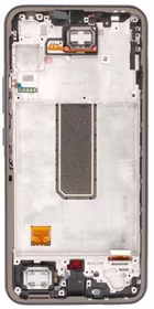 LCD screen Samsung A346 A34 5G 2023 koos touch screen ja frame Hõbedane original (service pack)