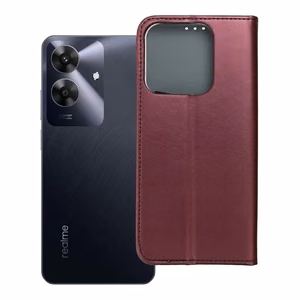 Flip case for Realme NOTE 60 Smart Magneto burgundy