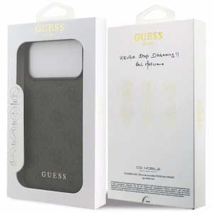 Guess 4G Classic ümbris mudelile iPhone 17 Pro Max / 18 Pro Max – värv: must