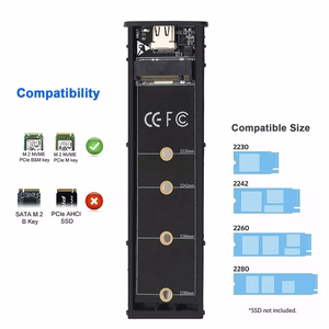 M.2 PCIe NVMe SSD case USB3.1