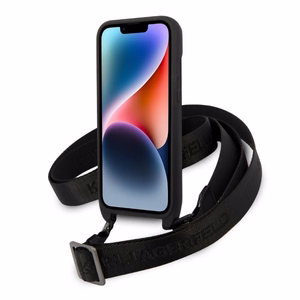 Karl Lagerfeld KLHCP14SSTKMK iPhone 14 6.1" must/must hardcase Monogram Ikonik Patch