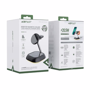 3in1 Acefast E16 15W inductive charging station jaoks phone / headphones / watch - must