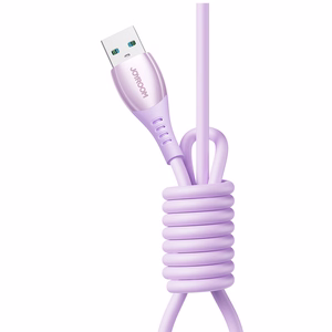 Joyroom S-A59 Vibrant Series 3A USB-A - USB-C Kaabel 1.2m - lilla