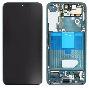 LCD screen Samsung S901 S22 5G koos touch screen ja frame Roheline original (service pack)