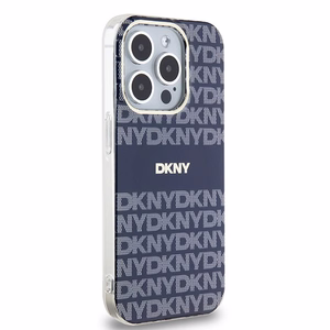 DKNY IML Mono & Stripe MagSafe ümbris jaoks iPhone 15 Pro - sinine
