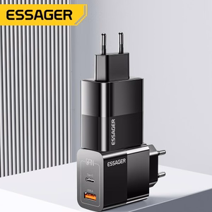 Laadija Essager GaN Pinson must 33W (PD / QC3.0)
