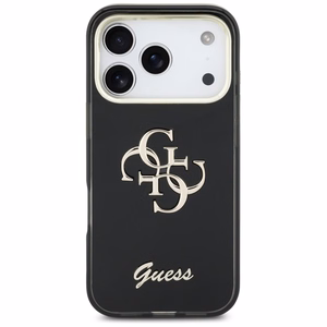 Guess IML 4G Script Metal ümbris for iPhone 17 Pro Max - must
