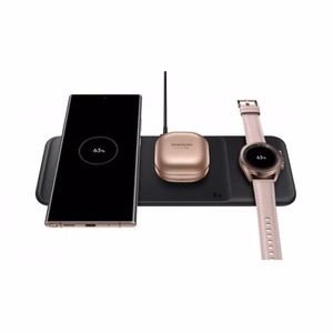 Juhtmevaba laadija Samsung Trio EP-P6300TWEGEU valge 25W (laadija ja kaabliga) / 100% originaal /