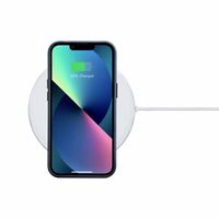 iCarer Oil Wax Premium Leather Case iPhone 14 Plus Magnetic Leather Case MagSafe tumesinine (WMI14220703-BU)