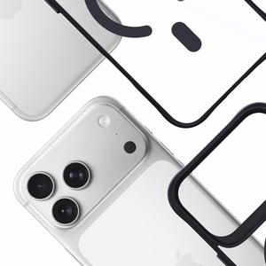 Чехол 3mk Satin Armor MagCase для iPhone 17 Pro - прозрачный чёрный