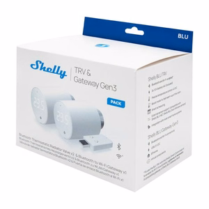 Shelly BLU TRV Thermostatic head, WiFi/Bluetooth (2 pieces koos control unit)