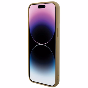 Guess Disco Metal Script ümbris jaoks iPhone 15 Pro Max - kuldne