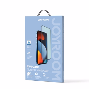 Joyroom Knight roheline klaas iPhone 14 Pro-le koos sinise valguse filtriga (JR-G02)