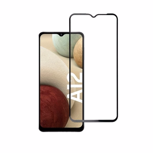 Karastatud klaas to Samsung Galaxy A12 (full glue / Ümbris friendly) sinine Star 5D must