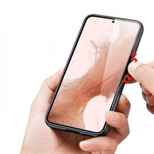 Dux Ducis Fino чехол Samsung Galaxy S23+ с силиконовой рамкой синий