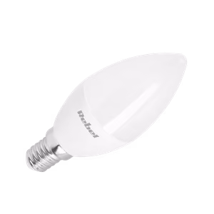 Rebel candle-shaped E14 LED bulb, 7 W, 4000 K, 230 V
