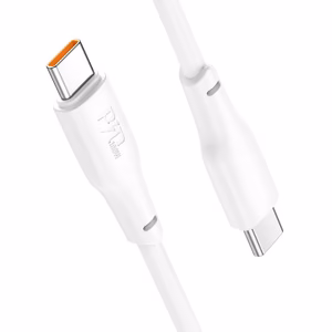 Kaabel USB C to USB C Hoco 3A 100W 1 m X93 valge