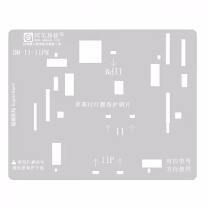 Ekraan IC Grinding Protection Stencil jaoks iPhone 11 / 11 Pro / 11 Pro Max