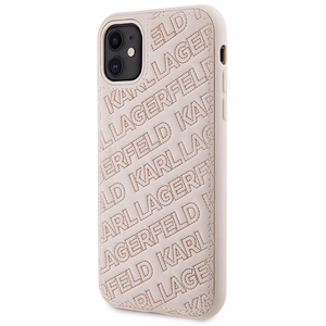 KARL LAGERFELD ümbris jaoks IPHONE 11 KLHCN61PQKPMP jaoks iPhone 11 (Quilted K Pattern) roosa