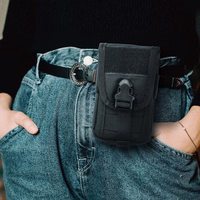 TRAVEL universaalne holster jaoks belt / seljakott must