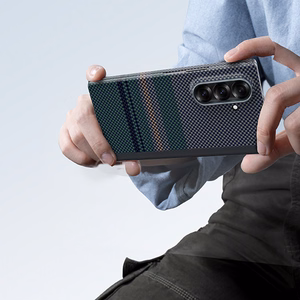 Benks Combo Armor Air Aurora Axis Kevlar jaoks Samsung Galaxy Z Fold 7 - set of back ümbris + front cover + corning glass