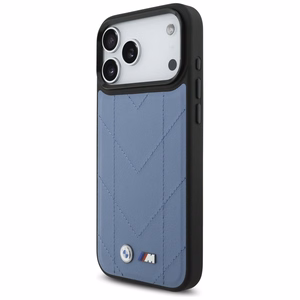 BMW M Quilted Logo MagSafe Ümbris jaoks iPhone 17 Pro Max - Sinine