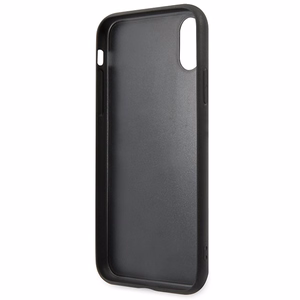 Karl Lagerfeld Saffiano Karl&Choupette Head чехол для iPhone XS Max - чёрный
