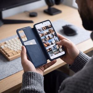 Tech-Protect Smart Wallet ümbris Samsung Galaxy S26 FE – matt tumesinine