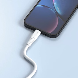 USB kaabel Dudao TGL3L, valge, Type-C, 100 cm (kuni 6A)