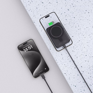 Tech-Protect LifeMag PB10 Powerbank with MagSafe 5000mAh 15W USB-C port - black + USB-C cable