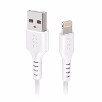 SBS TECABLEUSBIP589W USB-A - Lightning Kaabel - valge