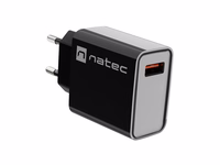 NATEC MAINS CHARGER RIBERA USB-A 18W must